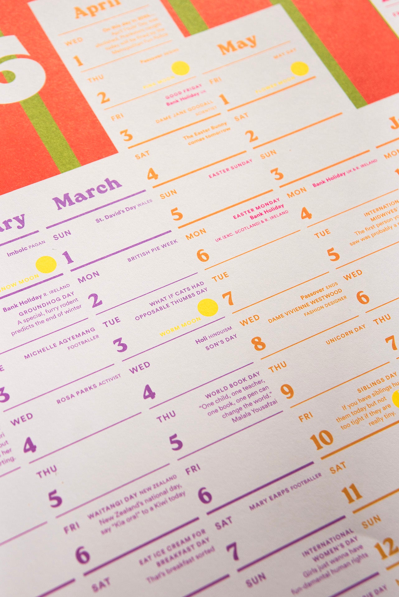 2026 Girl Power Wall Planner