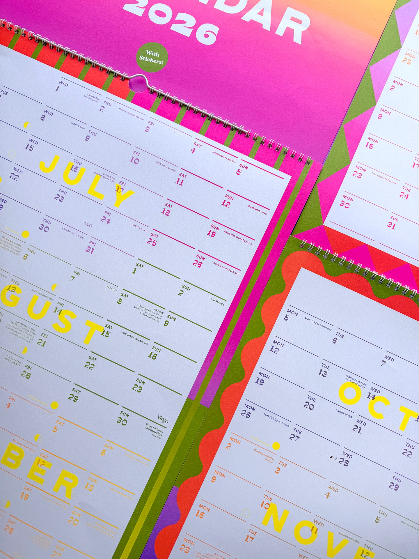 2026 Big Family Calendar – Luckyday Press
