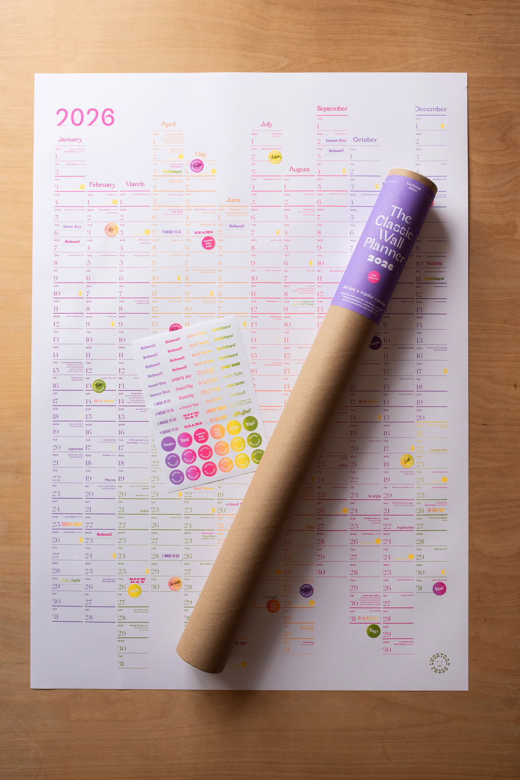 2026 Classic Wall Planner WHOLESALE