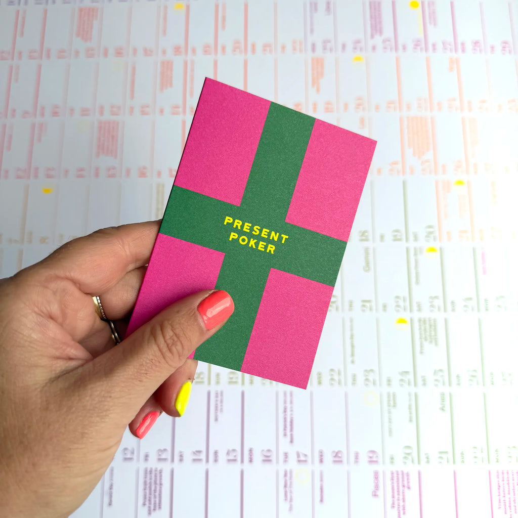 Christmas Card Present Poker