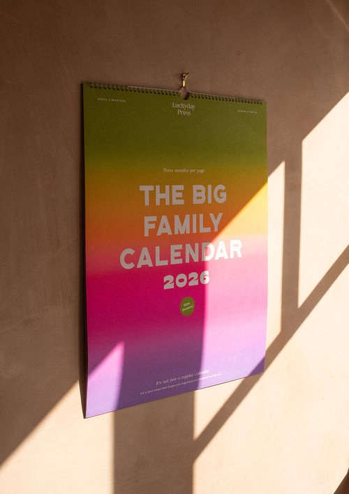 2026 Big Family Calendar