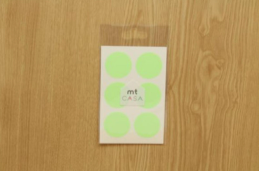mt CASA Washi Seal Circle Sticker 50 mm - Pack of 10
